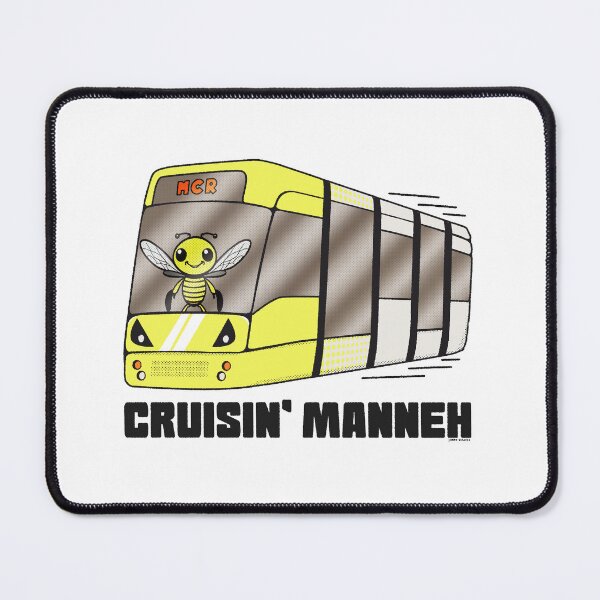 Item preview, Cruisin' Manneh (Cruising Manchester Metrolink tram) designed and sold by jimmy-digital.
