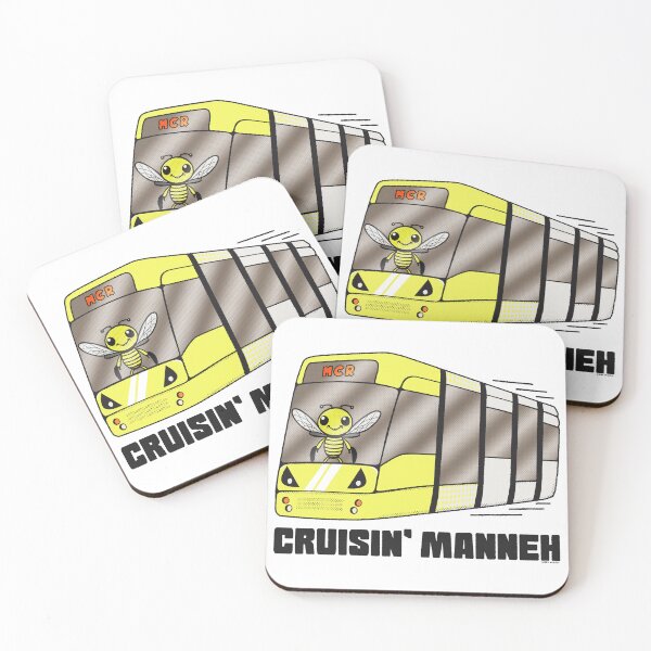 Item preview, Cruisin' Manneh (Cruising Manchester Metrolink tram) designed and sold by jimmy-digital.