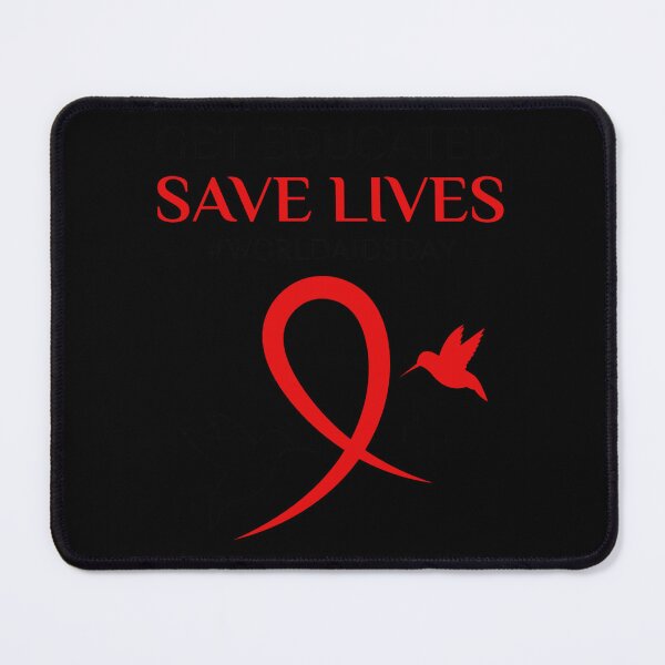 Item preview, Get Educated Save Lives  World Aids Day  1st December designed and sold by defabiosofxs.