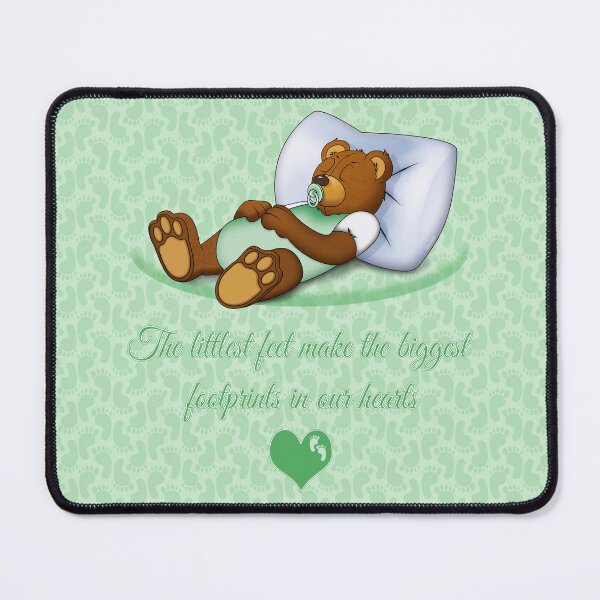 Item preview, Sleeping Ted (with quote) - Green designed and sold by ifourdezign.
