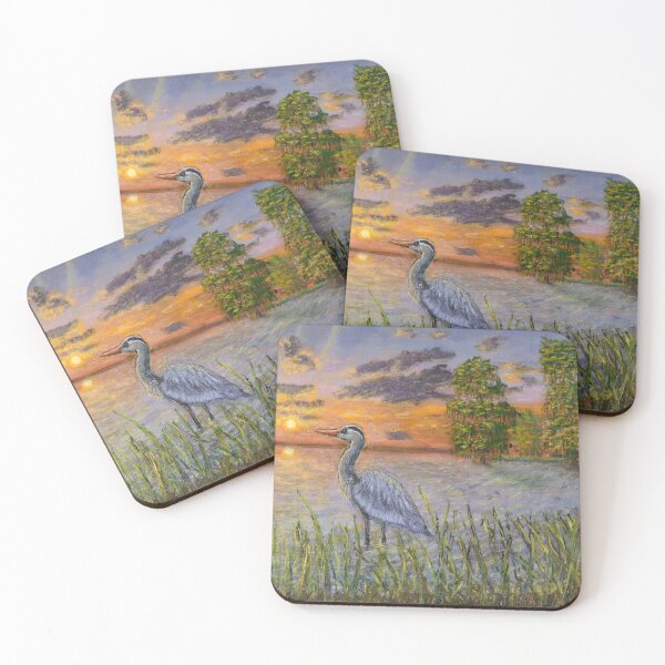 Item preview, Heron Sunset designed and sold by JGArtist.