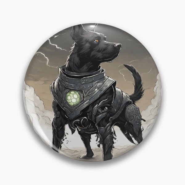 Item preview, Black dog sciaman with storm power designed and sold by Luokos.