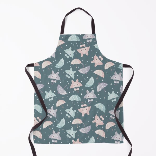 Item preview, Cute umbrella rabbit print  designed and sold by thistleandfluff.
