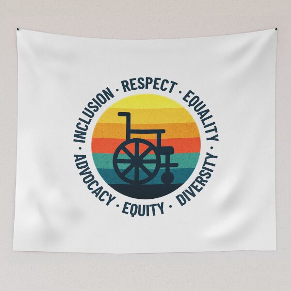 Item preview, Inclusion respect equality advocacy equity diversity disability community designed and sold by InspireGlow.
