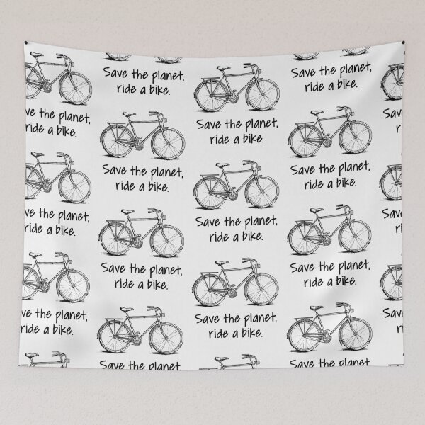 Item preview, Vintage urban bicycle, classic model, quote. designed and sold by Pedal Canvas.