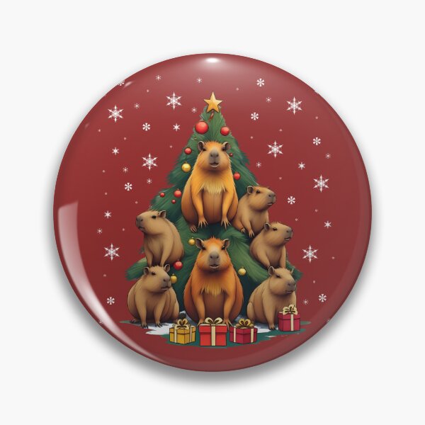 Item preview, Cute Capybaras Christmas tree and Christmas composition, Cute capybara, Christmas sweater designed and sold by Collagedream.