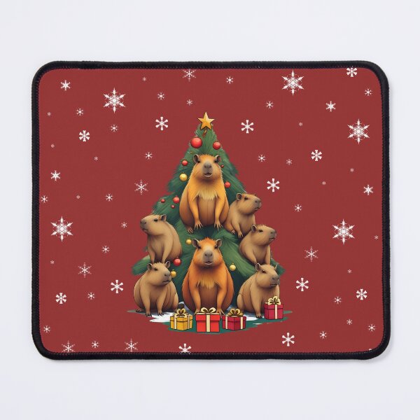 Item preview, Cute Capybaras Christmas tree and Christmas composition, Cute capybara, Christmas sweater designed and sold by Collagedream.