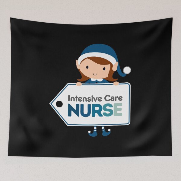 Item preview, Healthcare professional's life - Intensive Care Nurse Christmas Design designed and sold by TheVirtualSpace.