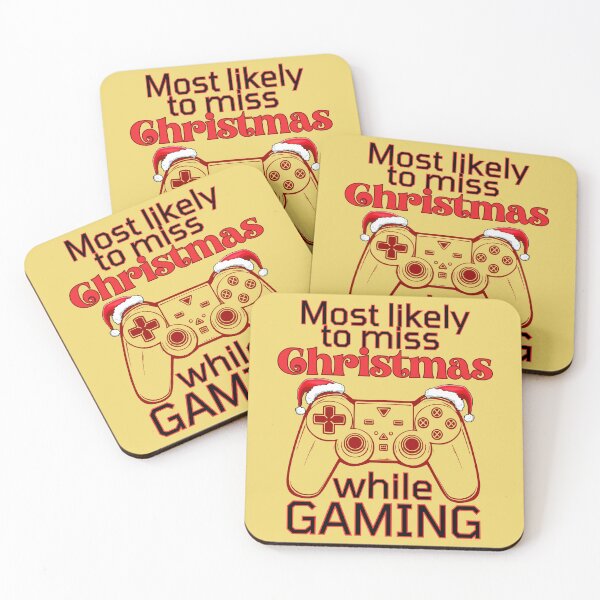 Item preview, most likely to miss Xmas while gaming designed and sold by Meandmyshop.