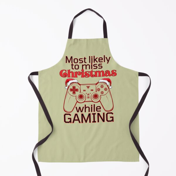 Item preview, most likely to miss Xmas while gaming designed and sold by Meandmyshop.