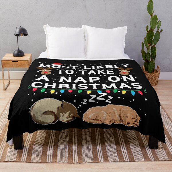 Item preview, Most Likely to Take a Nap on Christmas designed and sold by NNisu.