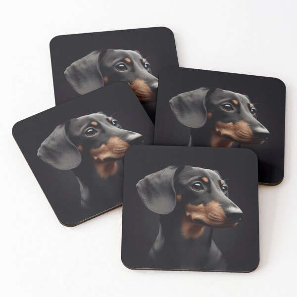 Item preview, Realistic Dachshund Pawtrait designed and sold by PawtraitRealism.