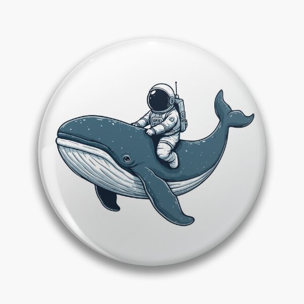 Item preview, Astronaut On Whale designed and sold by Gkinoki.