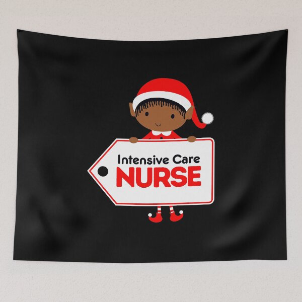 Item preview, Healthcare professional's life - Intensive Care Nurse Christmas Design designed and sold by TheVirtualSpace.