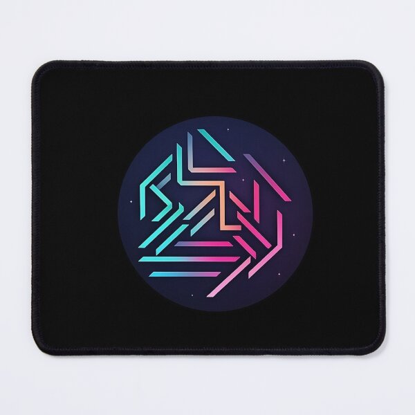 Item preview, Neon Logo - Abstract Planet - Digital Art designed and sold by SnoopyTF.