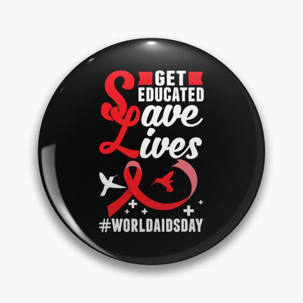 Item preview, Get Educated Save Lives World AIDS Day HIV Aids Awareness designed and sold by defabiosofxs.