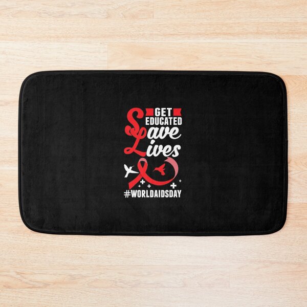 Item preview, Get Educated Save Lives World AIDS Day HIV Aids Awareness designed and sold by defabiosofxs.