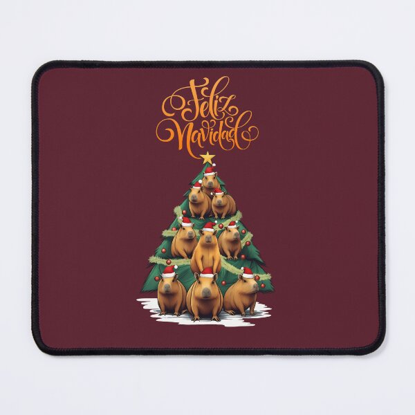 Item preview, Feliz Navidad,Capybaras Christmas tree and Christmas composition, Cute capybara, Christmas sweater designed and sold by Collagedream.