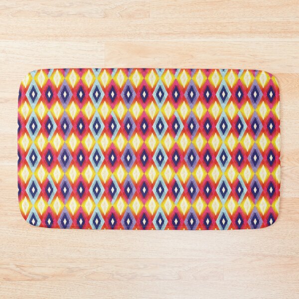 Item preview, Colorful woven fabric seamless pattern 081 designed and sold by Phumtanis66.