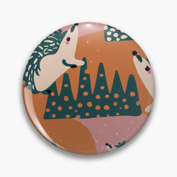 Item preview, Warm Autumn / True Autumn pattern, skin-tone matching, personal color analysis, PCA, cute hedgehogs designed and sold by look4seasons.