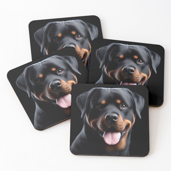 Item preview, Realistic Rottweiler Pawtrait designed and sold by PawtraitRealism.