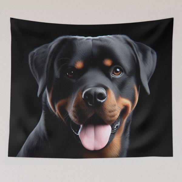 Item preview, Realistic Rottweiler Pawtrait designed and sold by PawtraitRealism.