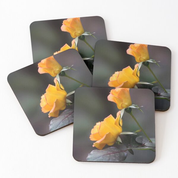 Item preview, Two roses on black background designed and sold by olena2552.