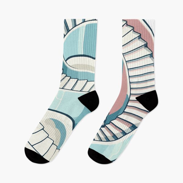 Item preview, Abstract Pastel Spiral Staircase designed and sold by OniumEth.
