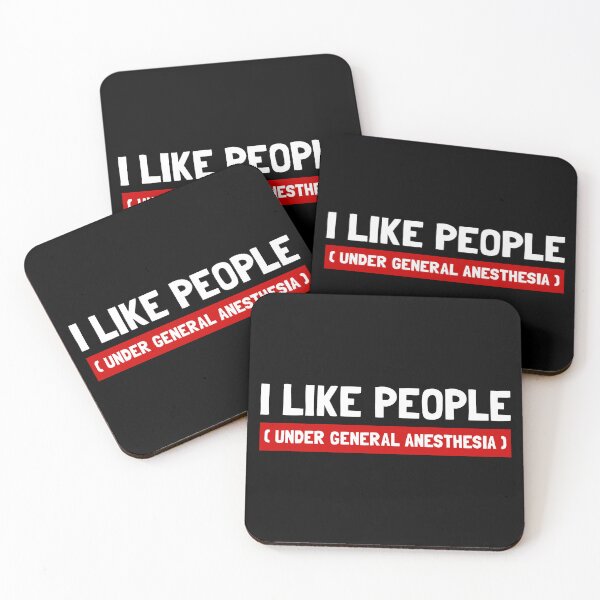 Item preview, I Like People Under General Anesthesia designed and sold by casualVisions.