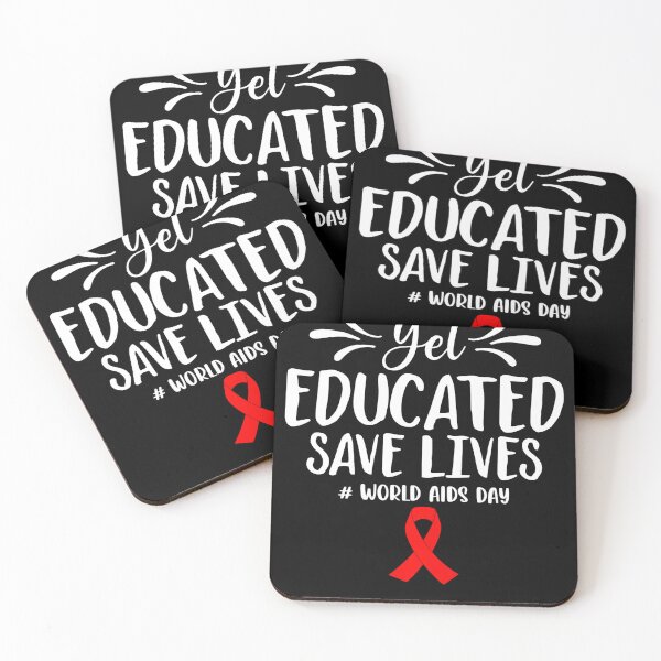 Item preview, Get Educated Save Lives World AIDS Day designed and sold by defabiosofxs.