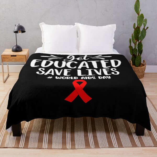 Item preview, Get Educated Save Lives World AIDS Day designed and sold by defabiosofxs.