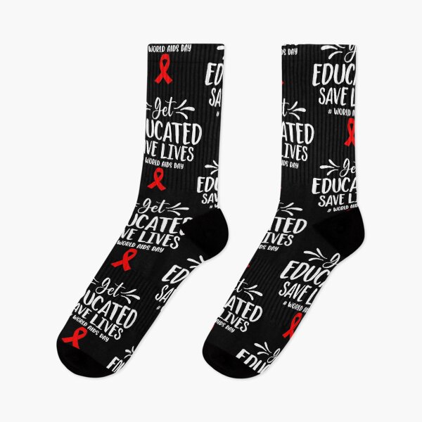 Item preview, Get Educated Save Lives World AIDS Day designed and sold by defabiosofxs.