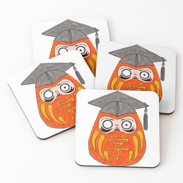 Item preview, School Success Good Luck Student Daruma Doll designed and sold by NatashaBirdi.