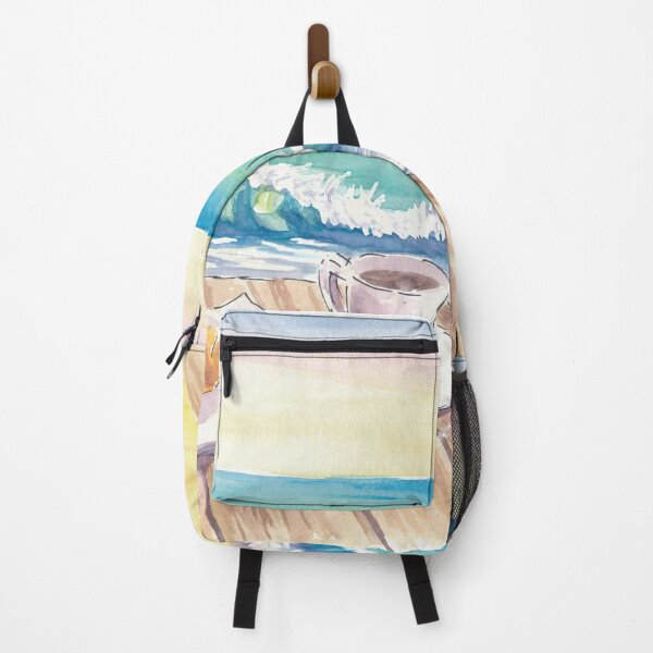 Item preview, Beautiful Beach Morning with Coffee Brioche and Waves designed and sold by artshop77.