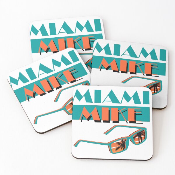 Aperçu de l'œuvre Miami mike créée et vendue par PopmosisDesign.