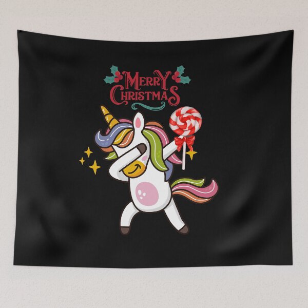 Item preview, xmas unicorn, funny xmas with unicorn, lovely unicorn with xmas designed and sold by NaaEchDesign ⭐⭐⭐⭐⭐.