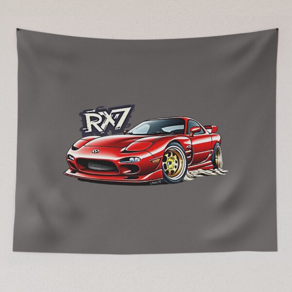 Item preview, RX-7 street art designed and sold by GhostMachine13.
