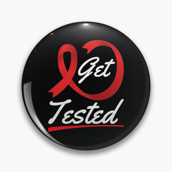 Item preview, Get Tested Aids HIV Awareness Red Ribbon World AIDS Day designed and sold by defabiosofxs.