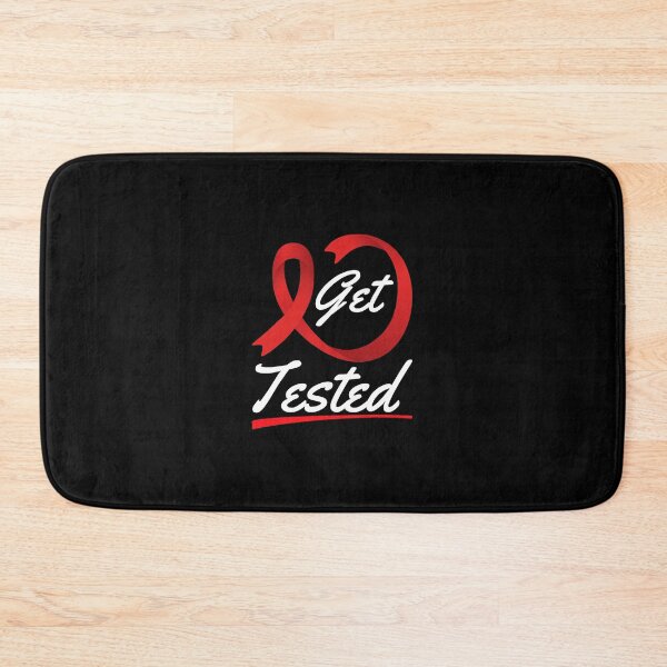 Item preview, Get Tested Aids HIV Awareness Red Ribbon World AIDS Day designed and sold by defabiosofxs.