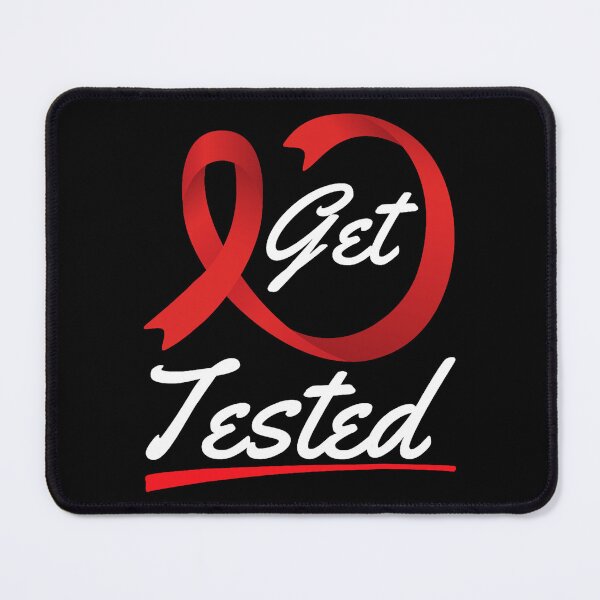 Item preview, Get Tested Aids HIV Awareness Red Ribbon World AIDS Day designed and sold by defabiosofxs.