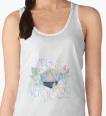 Camiseta de tirantes para mujer Club nerd mágico
