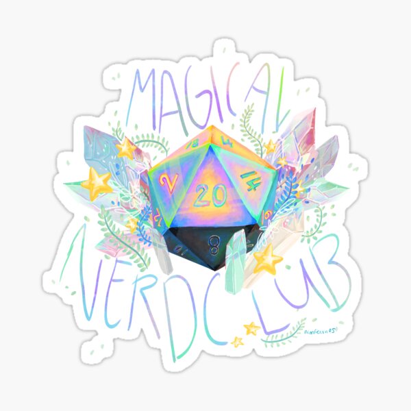Item preview, Magical nerd club designed and sold by Nimfeemos.