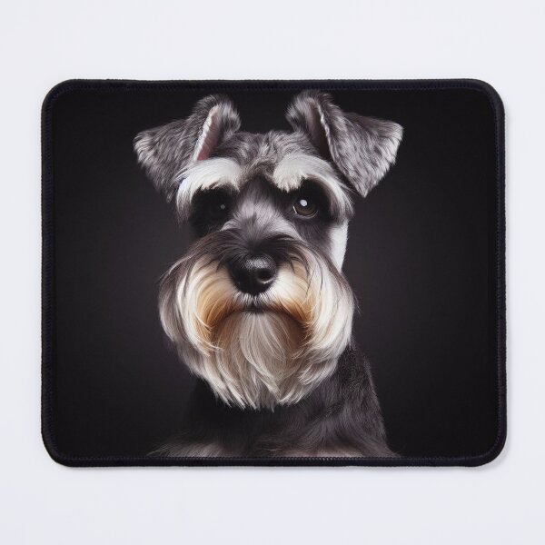 Item preview, Realistic Schnauzer Pawtrait designed and sold by PawtraitRealism.