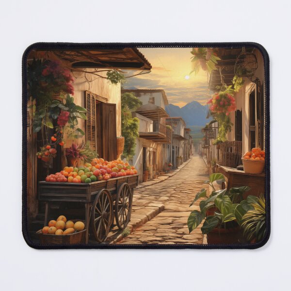 Item preview, Colonial streets Cartagena de Indias tropical fruits designed and sold by ElColombianito.