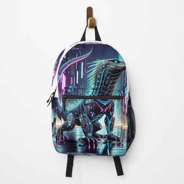 Item preview, Neon Predator - Cyber Komodo designed and sold by MrAI-Store.