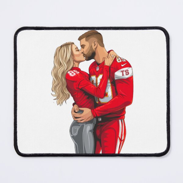 Aperçu de l'œuvre Taylor Swift et Travis Kelce créée et vendue par cwdogs313.
