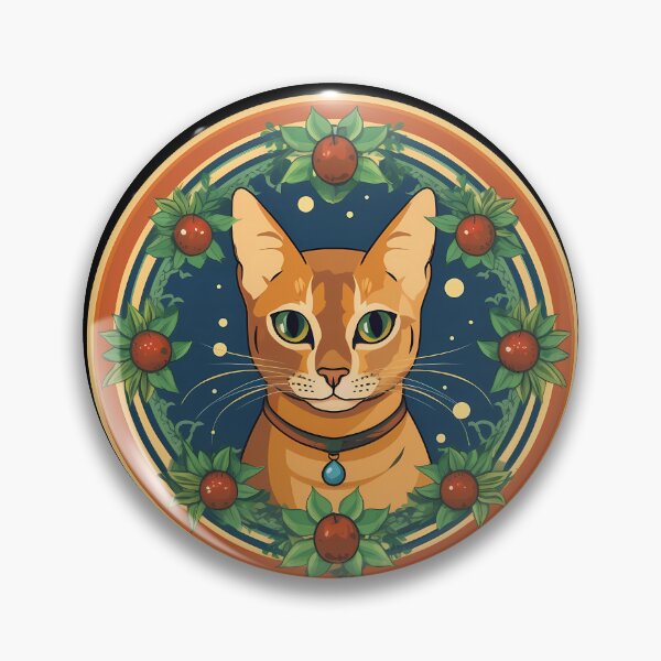 Item preview, Abyssinian Cat Xmas Ornament, Love Cats designed and sold by Logiamerch.