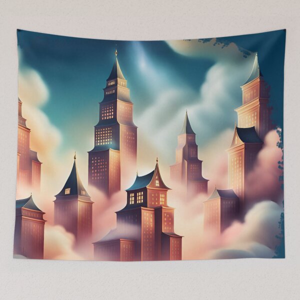 Item preview, DREAMY BUILDINGS designed and sold by arch-and-magic.