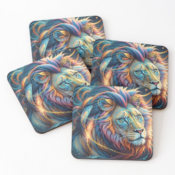 Item preview, Beautiful Colorful Lion designed and sold by Ebuch007.