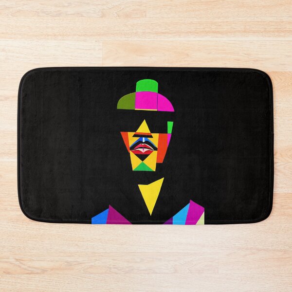 Item preview, Colors of Lenny - Cubist Style Portrait Image of a Rock God designed and sold by HeavyHits.